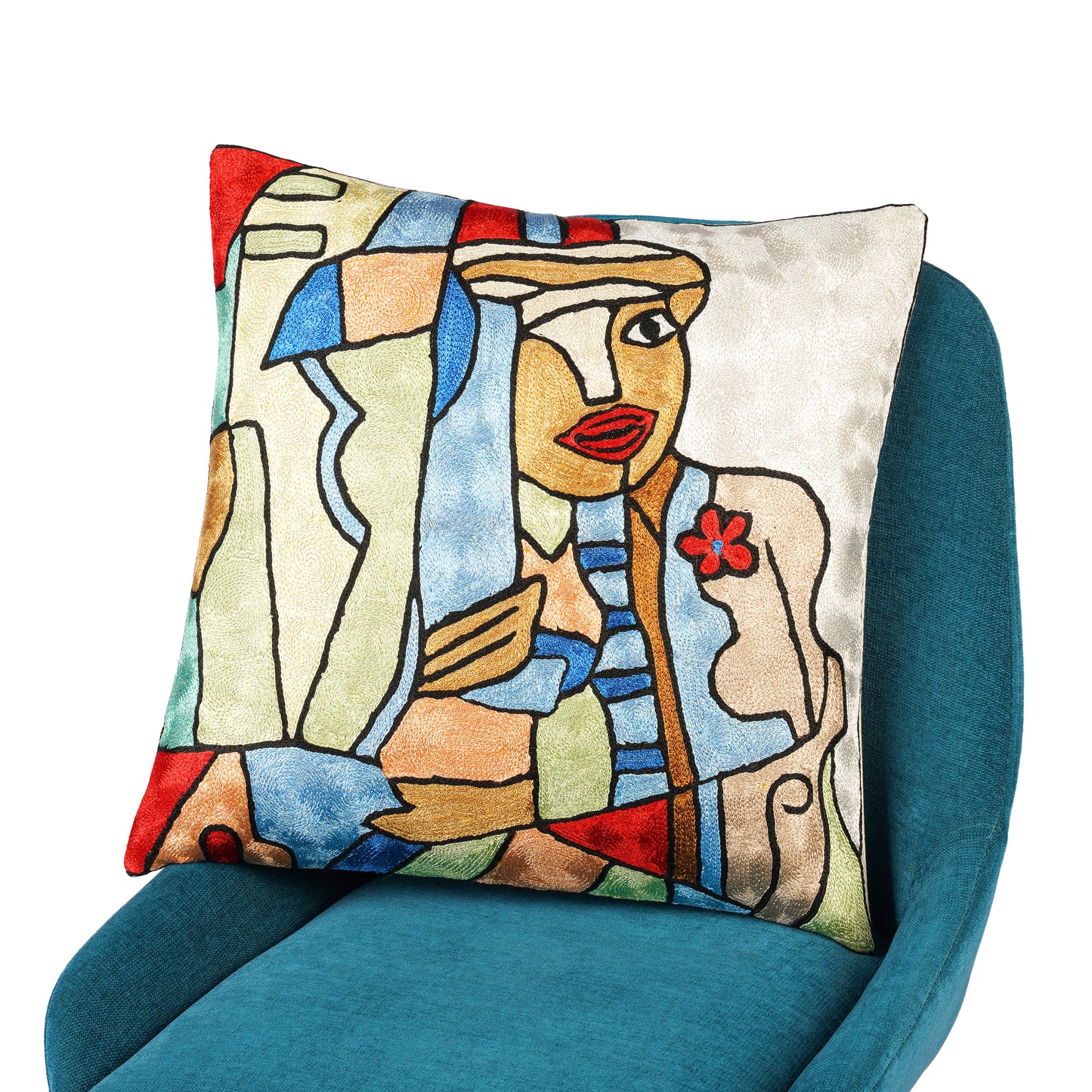 Visagio Cubist Style Cushion Cover
