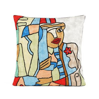 Visagio Cubist Style Cushion Cover