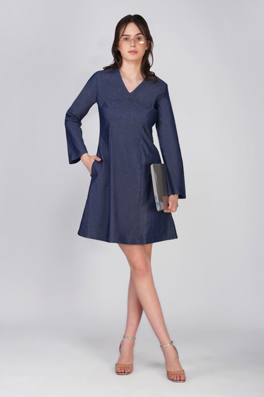 Noir Blue Denim Dress