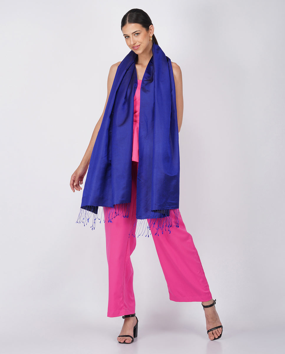 Sapphire Drape Scarf