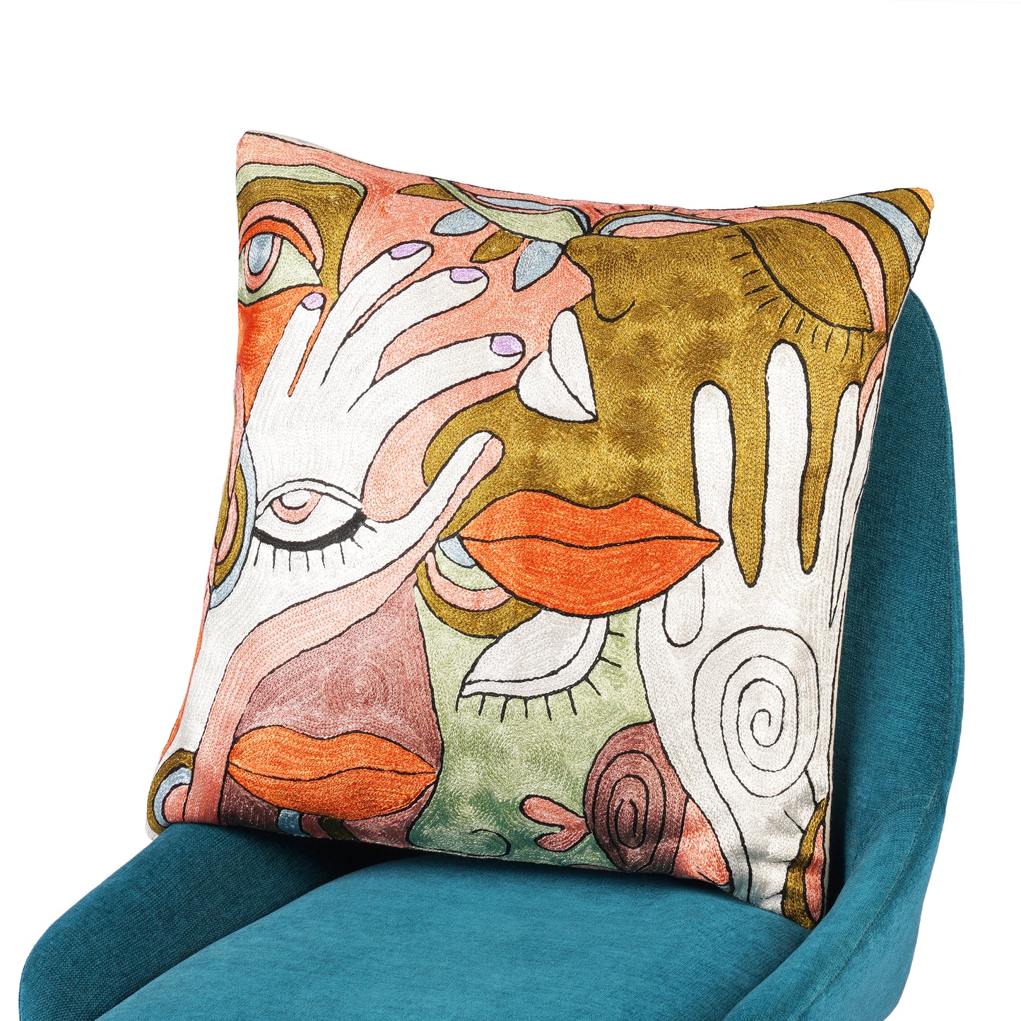 Psyra Surreal Expression Cushion Cover