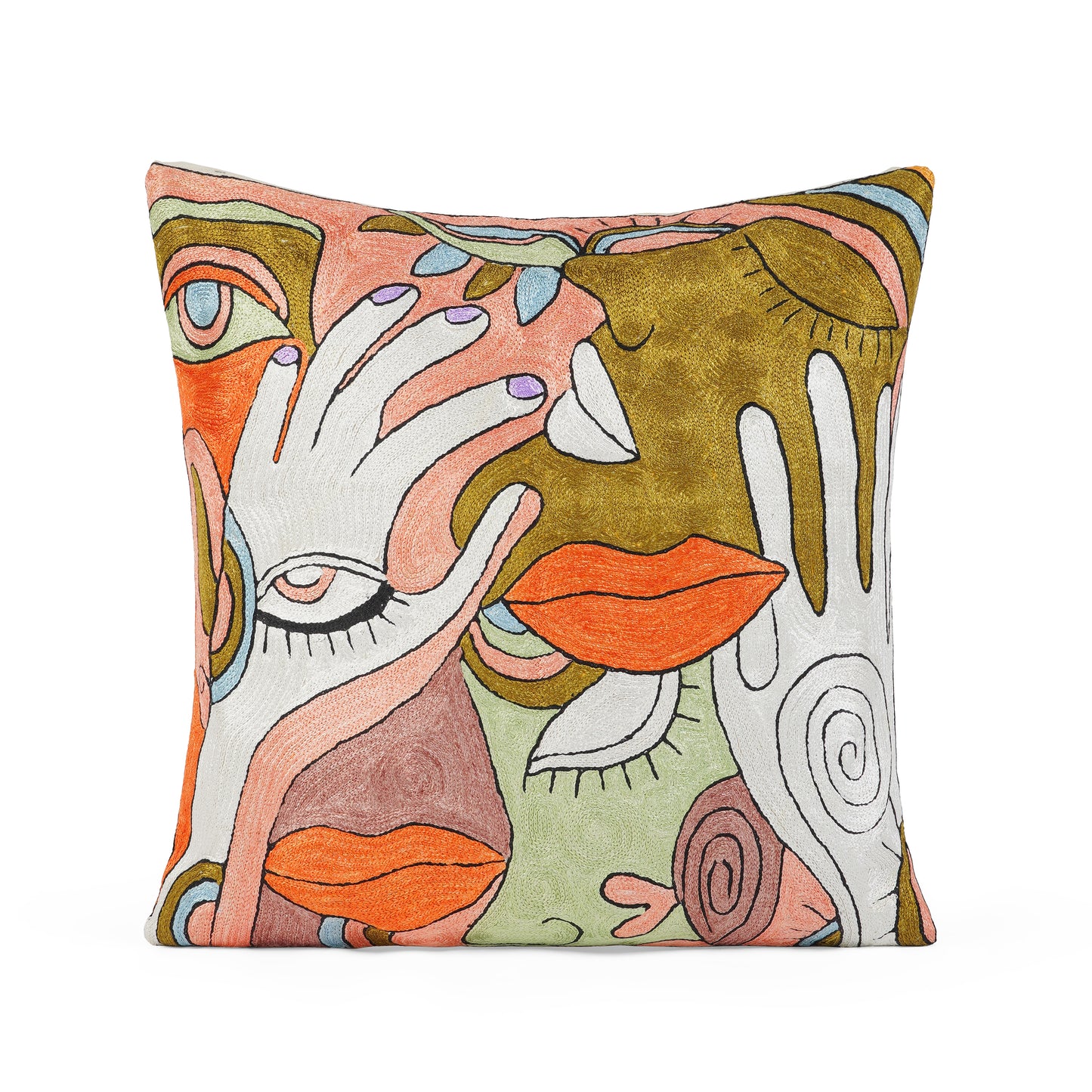 Psyra Surreal Expression Cushion Cover