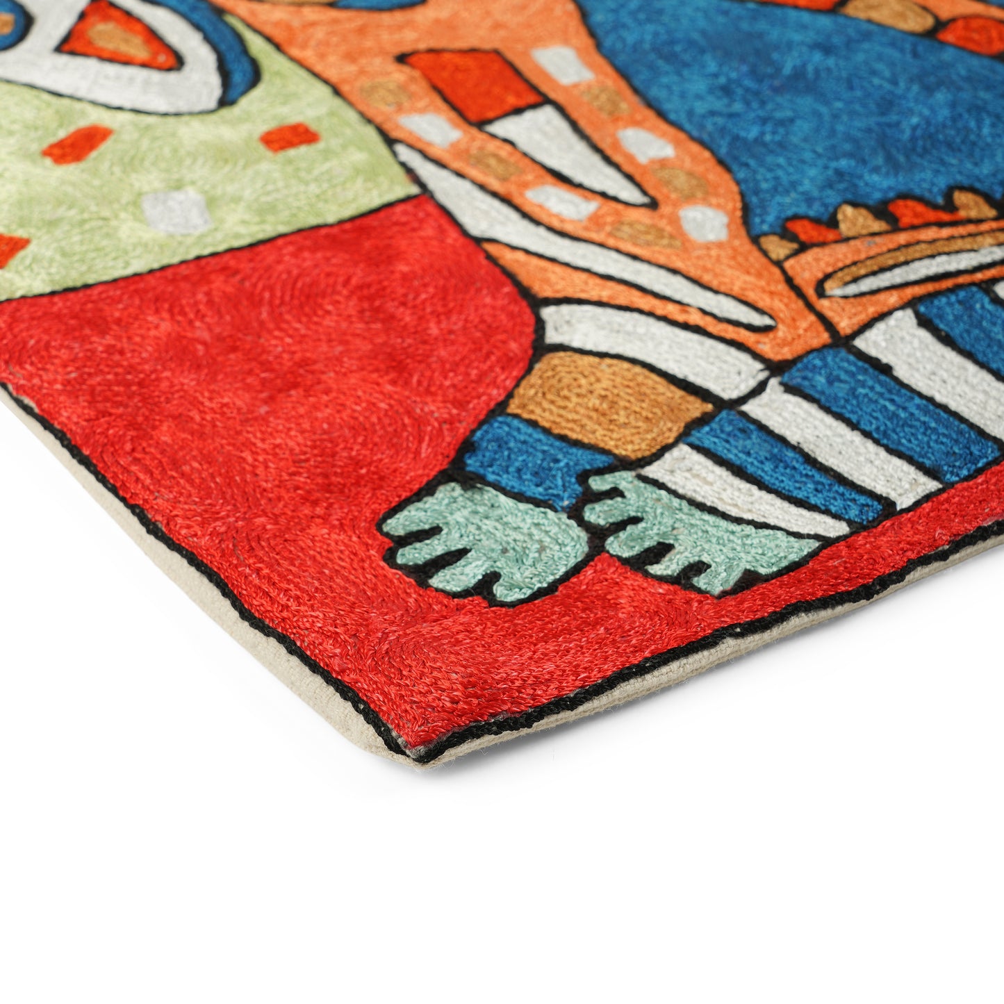 Whimsy Paw Cozy Pup Cushion Cover