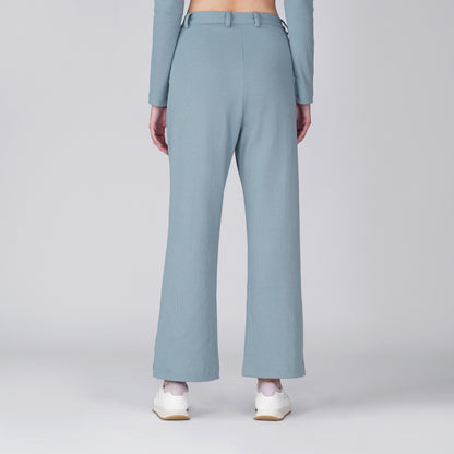 Neige Relaxed Straight-Leg Pant - Muted Blue