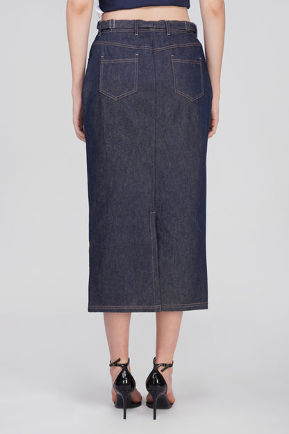 Ciara Blue Denim Skirt
