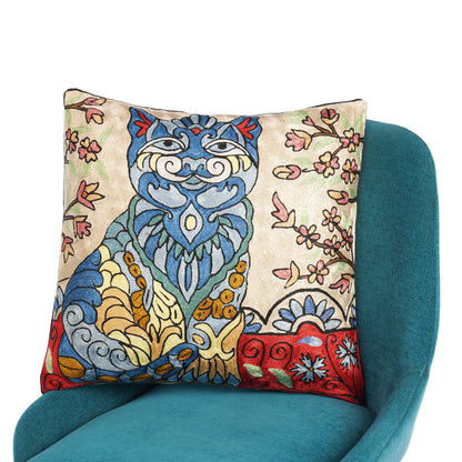 Sakurae Cat Art Cushion Cover