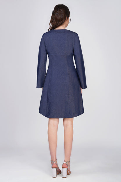 Noir Blue Denim Dress