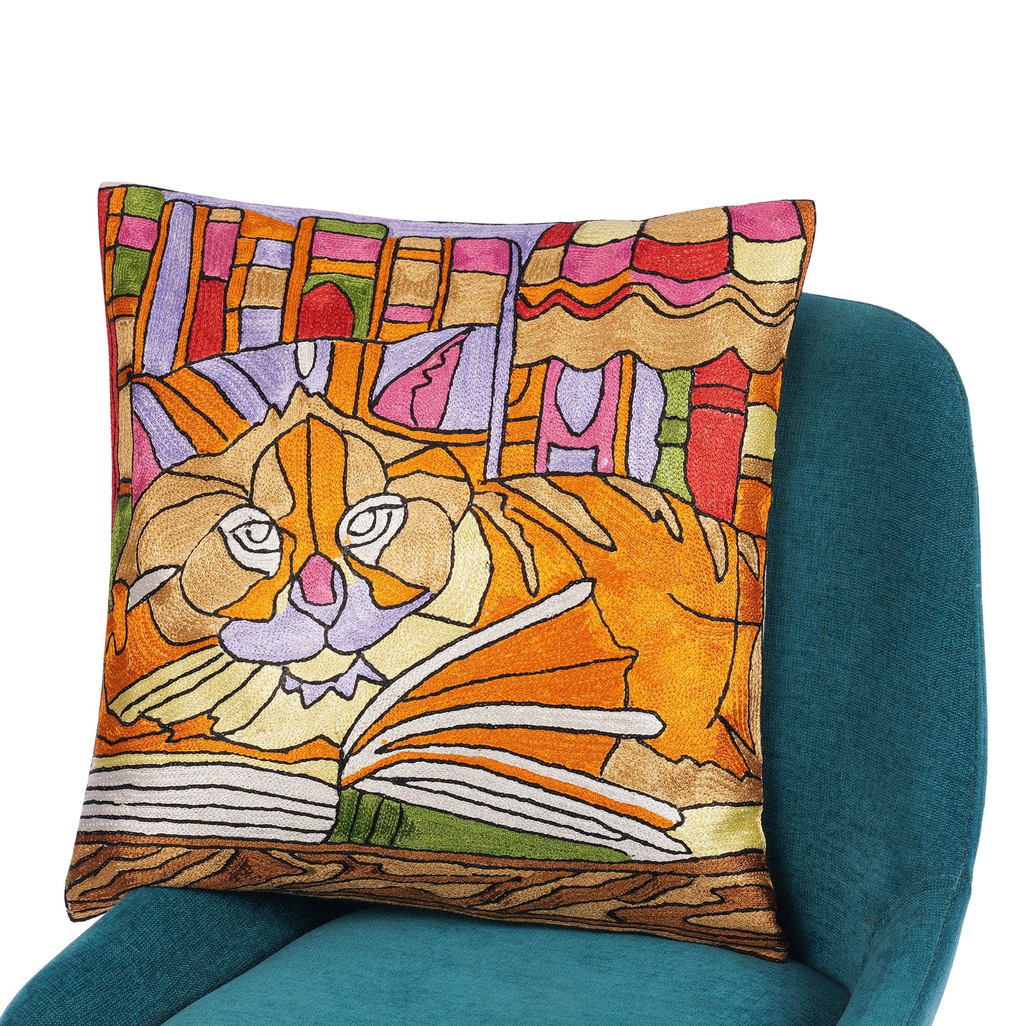 Roar Literary Art Cushion Cover