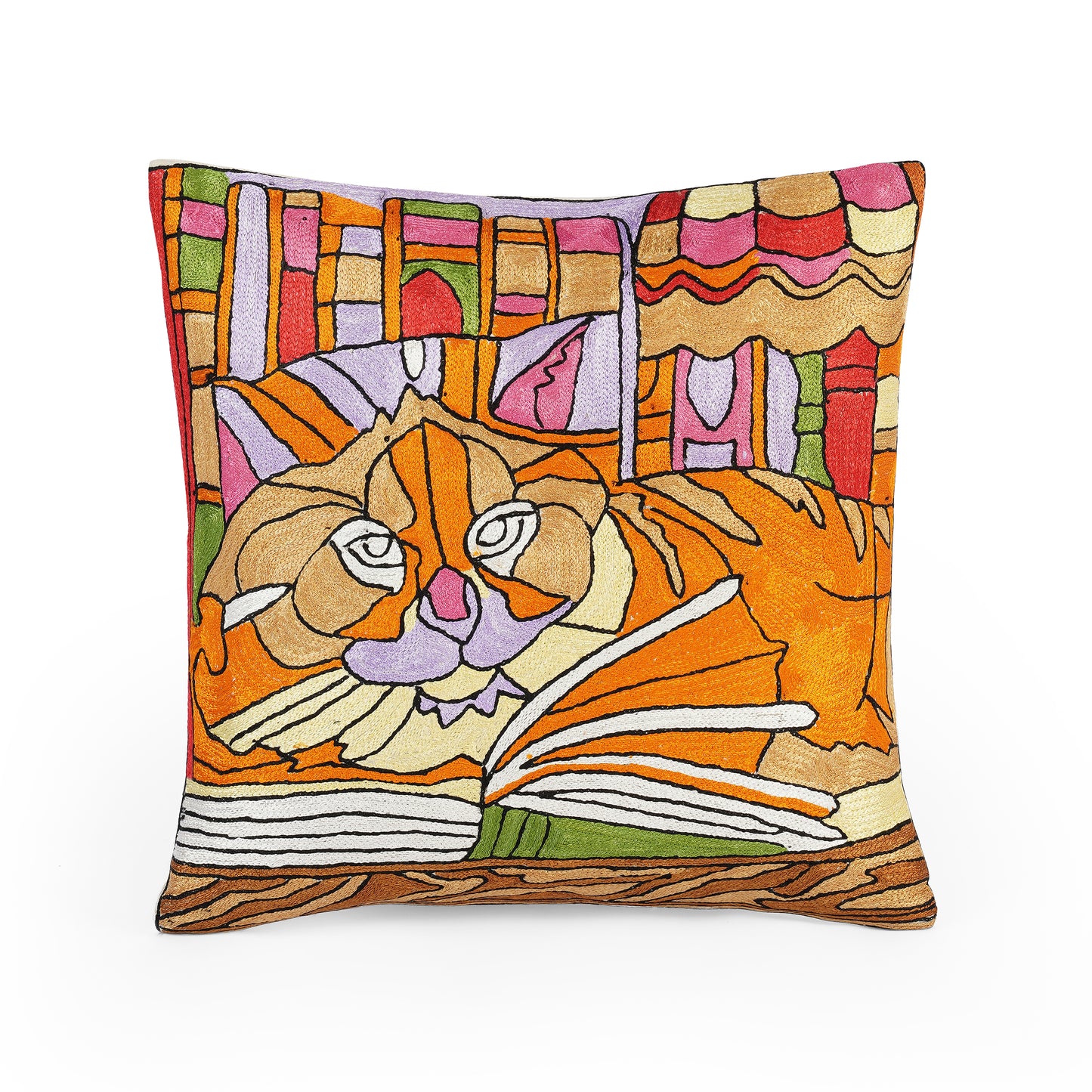 Roar Literary Art Cushion Cover