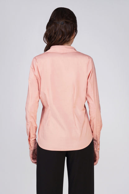Viona Salmon Cotton Shirt