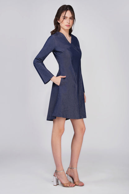 Noir Blue Denim Dress