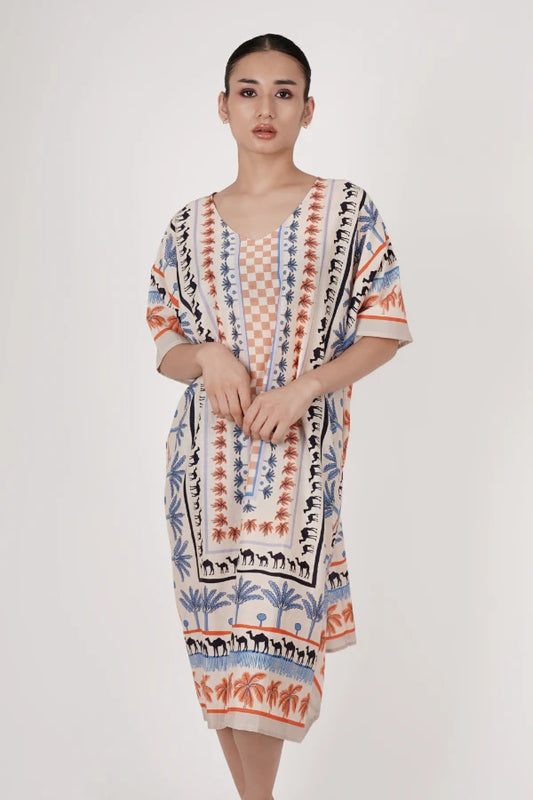 Premium Cotton Kaftan (Multi Color)