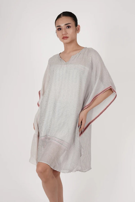 100% Cotton Kaftan (Grey)