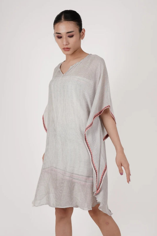 100% Cotton Kaftan (Grey)