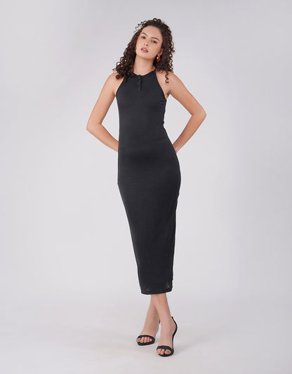Eve Black Long Dress