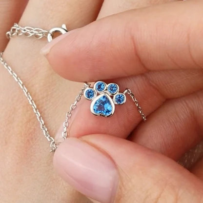 Ocean Paws Silver Pendant