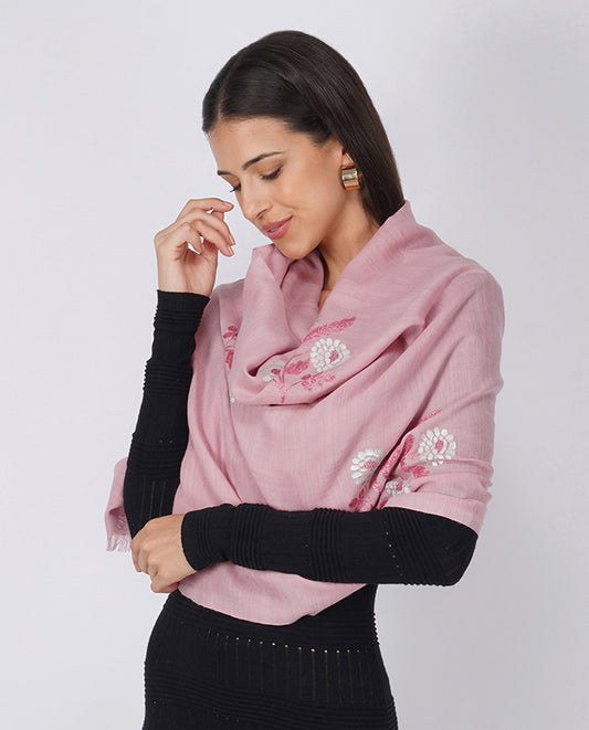 Bling it On Cotton Blend Wrap - Pink